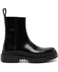 Bottega Veneta - Highway Leather Ankle Boots - Men's - Calf Leather/rubber - Lyst