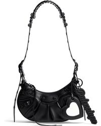 Balenciaga - Le Cagole Xs Leather Shoulder Bag - Lyst