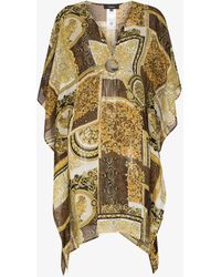 versace kaftan dress