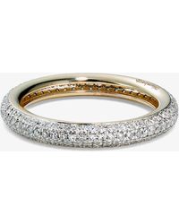Otiumberg 9k Yellow Diamond Ring - Metallic