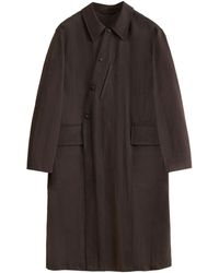 Lemaire - Asymmetric Trench Coat - Lyst