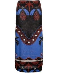 Johanna Ortiz - Masaaí Mythology Carnival-print Skirt - Lyst