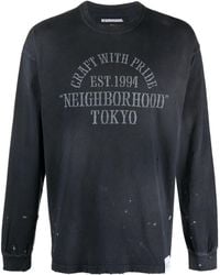 Neighborhood - Damage Slogan-print T-shirt - Men's - Cotton - Lyst