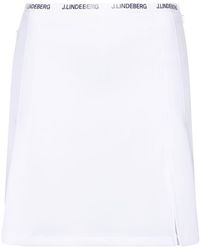 J.Lindeberg - Keisha Pleated Mini Skirt - Women's - Spandex/elastane/polyester - Lyst