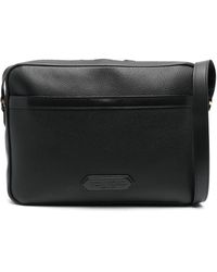 Tom Ford - Logo-appliqué Leather Briefcase - Lyst