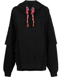 Khrisjoy - Towelling-finish Panelled Cotton Hoodie - Lyst