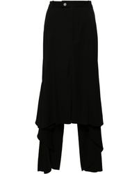 Balenciaga - Deconstructed Godet Maxi Skirt - Lyst