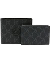 Gucci - gg Canvas Bi-fold Wallet - Lyst