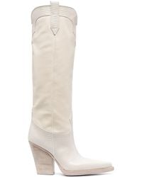 Paris Texas - 110mm Leather Knee-length Boots - Lyst
