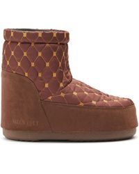 Moon Boot - Icon Low Quilted Boots - Unisex - Polyamide/calf Suede/polyester/polyurethanerubber - Lyst