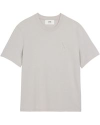 Ami Paris - Ami De Coeur Organic Cotton T-shirt - Lyst