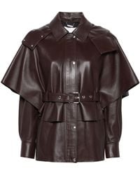 Chloé - Layered Leather Jacket - Lyst