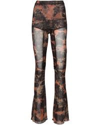 KNWLS - Halcyon Acid Flame-print leggings - Women's - Polyester/elastane - Lyst