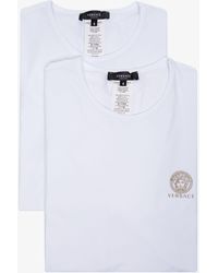 Versace - Medusa Crest Set Of Two T-shirts - Lyst