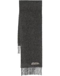 Isabel Marant - Firny Logo-embroidered Scarf - Lyst