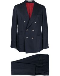 Brunello Cucinelli - Double Breasted Suit - Lyst