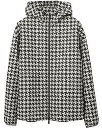 Burberry - Houndstooth Hooded Jacket - Lyst