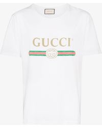 Gucci Short sleeve t-shirts for Men | Online Sale up to 18% off | Lyst
