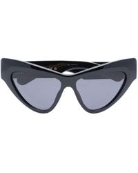 Gucci - Logo-lettering Cat-eye Sunglasses - Women's - Acetate - Lyst