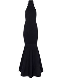 Nina Ricci - Mermaid Halterneck Maxi Dress - Women's - Wool/polyester - Lyst