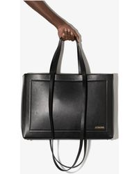 le cabas neve leather tote