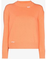 Mira Mikati Beaded Organic Cotton Sweatshirt - Orange