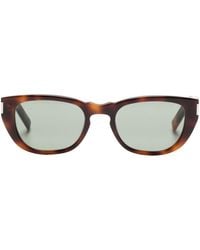 Saint Laurent - Cat-eye Tortoiseshell Sunglasses - Lyst