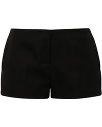 The Attico - Tailored Wool Mini Shorts - Lyst