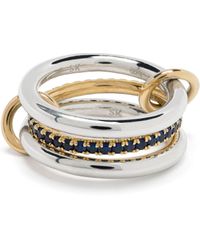 Spinelli Kilcollin - Sterling Silver Libra Sapphire Ring - Women's - 18kt Yellow /sterling Silver - Lyst