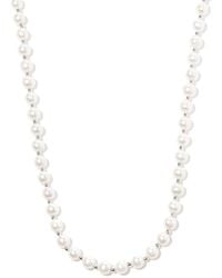 Hatton Labs - Sterling Pearl Necklace - Lyst
