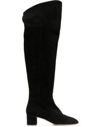 Aeyde - Letizia Over-the-knee Suede Boots - Lyst