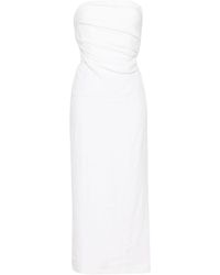 TOVE - Strapless Linen Maxi Dress - Women's - Polyester/cotton/linen/flax - Lyst