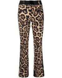 Goldbergh - Brown Purr Leopard-print Ski Trousers - Lyst