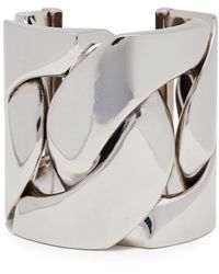 Alexander McQueen - Chain Eco Brass Cuff Bracelet - Lyst