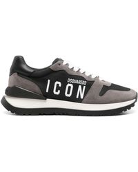 DSquared² - Icon Track Panelled Sneakers - Lyst