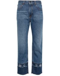 Chloé - Masaya Cropped Jeans - Women's - Cotton/hemp/polyester - Lyst