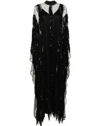‎Taller Marmo - Showgirl Sequin-embellished Maxi Dress - Women's - Acetate/spandex/elastane/viscose/polyester - Lyst