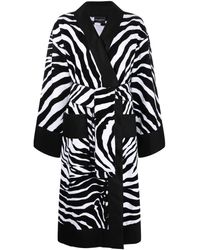 Dolce & Gabbana - Zebra Print Bathrobe - Lyst