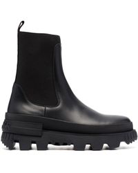 Moncler - Neue Leather Chelsea Boot - Lyst