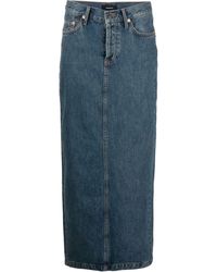 Wardrobe NYC - Denim Maxi Skirt - Women's - Cotton - Lyst
