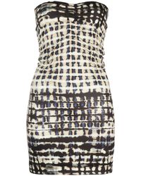 KNWLS - Neutral Skinn Strapless Mini Dress - Women's - Spandex/elastane/recycled Polyester - Lyst