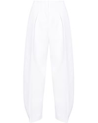 Jacquemus - Le Pantalon Ovalo Tapered-leg Trousers - Lyst
