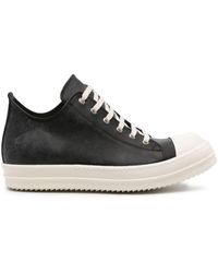 Rick Owens - Leather Sneakers - Lyst