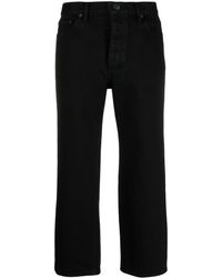 Balenciaga - Cropped Straight-leg Jeans - Lyst