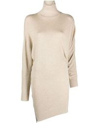 Isabel Marant - Sweater-style Dress With Asymmetrical Edge - Lyst