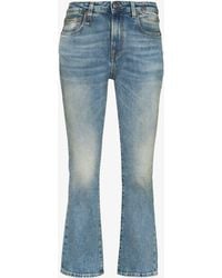 R13 - Kick Fit Mid-rise Jeans - Women's - Cotton/spandex/elastane - Lyst