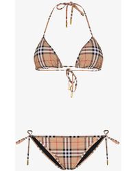 burberry nova check bikini