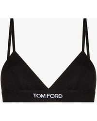 Tom Ford - Logo Triangle Bra - Women's - Elastane/modal - Lyst