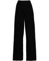 Gucci - Waffle-effect Tweed Trousers - Lyst