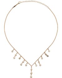 Jacquie Aiche - 18k Yellow Shower Drop Shaker Diamond Necklace - Lyst